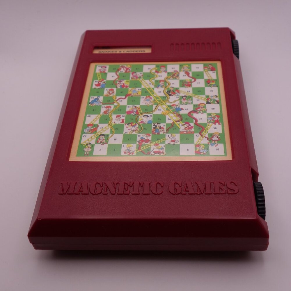 Magnetic Games 5-in-1 Travel Game with Checkers, Chess,  Pahrcheesi & Backgammon